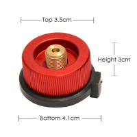 Adaptador De Tanque De Gas Para Estufa De Camping Exterior Conversor De Propano Herramienta De Transformación De Combustible Metal Para Uso Al Aire Libre - details 6