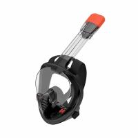 Máscara de snorkel antivaho de un solo tubo, completamente seca, con tres tesoros, gafas de natación de silicona de cara completa, máscara de buceo para adultos - details 21
