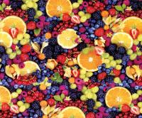 Hulehule Tex - Mantel de Hule Estampado Frutas - Impermeable Anti Manchas - FRUITTI - details 1