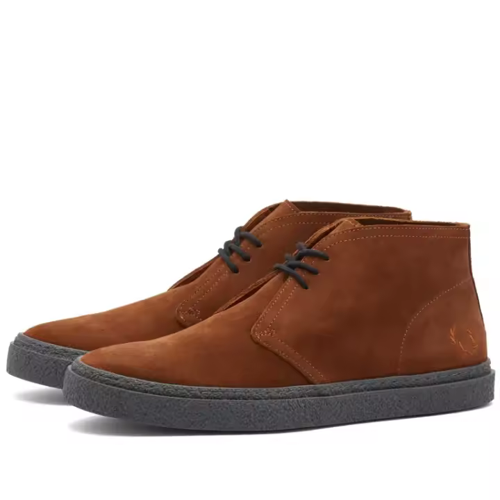 Fred Perry Hawley Suede B4361 Ginger - 1