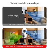 BIT Cámara de Vigilancia con bombilla E27, dispositivo con lente Doble, WiFi, 8MP, PTZ, seguimiento humano por Ia, Visión Nocturna a Color, Bidireccional Audio, Smart Cam CCTV - details 2