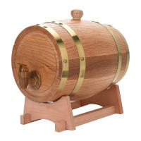 Barrel De Madera De Oso Para Vino De 3L Vintage Dispensador De Licor Para Whiskey Bourbon Tequila Ecológico Y Stockado - details 1