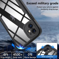 Funda De 360 Grados Para iPhone 15 14 13 12 11 pro Max 14 plus XS MAX XR Transparente Cubierta Completa Rugged Con Protector De Pantalla Integrado - details 7