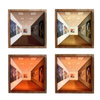 Lámpara De Mesa Recargable De Madera Con Visión En 3D Luz Nocturna Para Decoración De Pared Para Sala De Estar Y Dormitorio Regalo Para Mujeres Hombres Niños - details 5