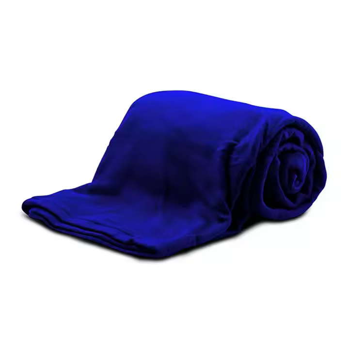 Batamanta | Suave y cálida al Tacto, Muy cómoda y Ligera | Manta para el sofá, Ideal para Regalar | Mantiene el Calor del Cuerpo | Color Azul | Marca - 1