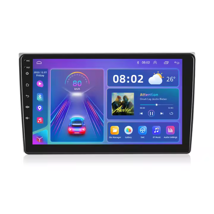 Podofo Radio de coche Android 2 Din para Suzuki 2005 Carplay 8+128GB AI Voice WIFI+4G DSP GPS Navegación Multimedia Reproductor de Video - 1