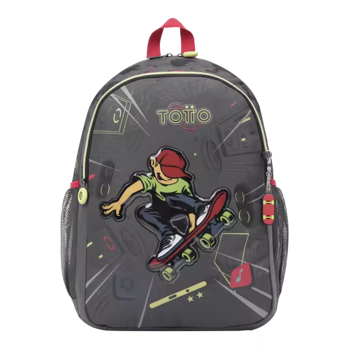 Totto Mochila escolar Muska -Dimensiones:31 x 44 x 12 cm-Material:Poliester - 1