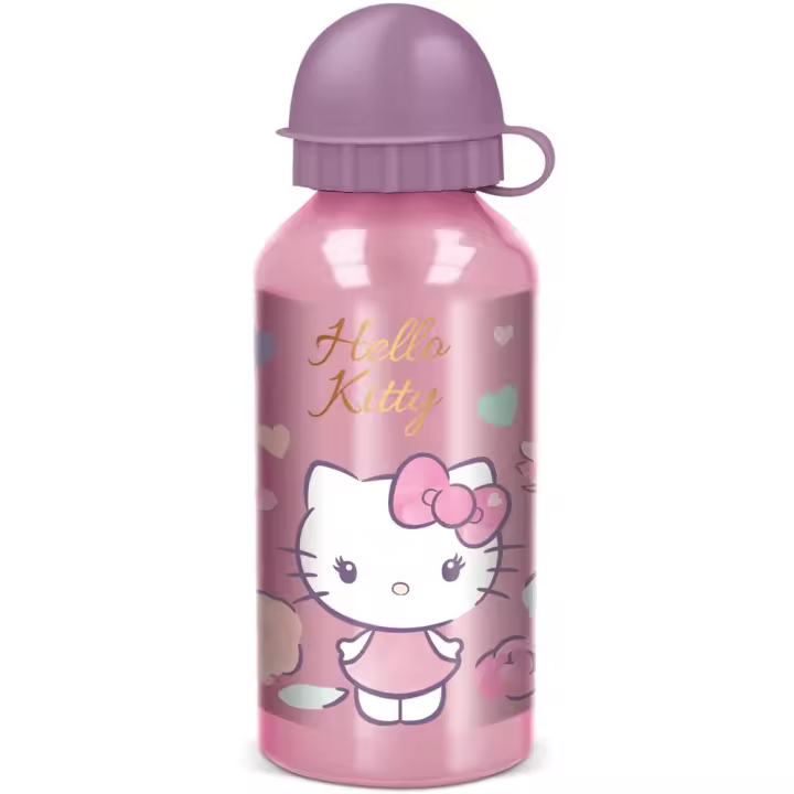 Botella Aluminio Pequeña Hello Kitty  400 Ml  (Stor 81734) - 1