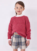 JERSEY DE NIÑA DE LANA  COLOR FUCSIA - MARCA MAYORAL. - details 3