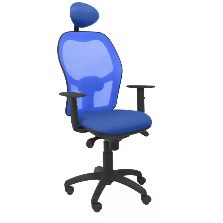 Silla Ergonómica Piqueras Y Crespo con Malla Transpirable y Cabecero Fijo - 1