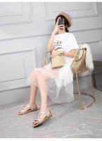 CA Sandalias de mujer 2025, dulces y cómodas, con punta redonda, zapatos de mujer de talla grande. - details 27