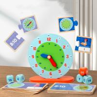 Reloj Montessori Para Enseñar La Hora Set De Actividades De Aprendizaje Temprano Moverable Educational Resources Reloj De Hora Para Niños - details 0