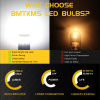 Bulbos De Luz Trasera LED BMTxms 2Pcs T20 7443 W21/5W Canbus Freno Retrovisor Sin Hiper Destello Luz Roja Blanca Para Coche - details 8