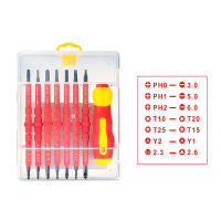 Kit De Herramientas Para Eléctricos 13pcs 1000V Con Destornilladores Aislados Magnéticos Y Bits De Phillips Pozidriv Torx - details 10