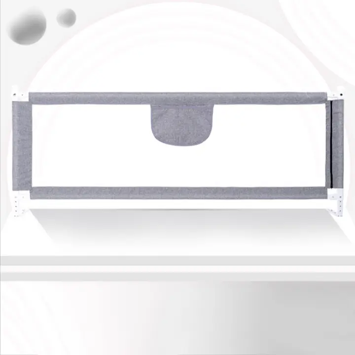 Aqrau barrera de cama plegable de 200 cm especial cama Barandilla para cama - 1