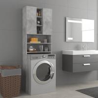 Armario de Lavadora Cuarto de Baño Aseo Estantería Mueble Colada Color Blanco,  Roble ahumado,  Roble Sonoma y mas - details 3