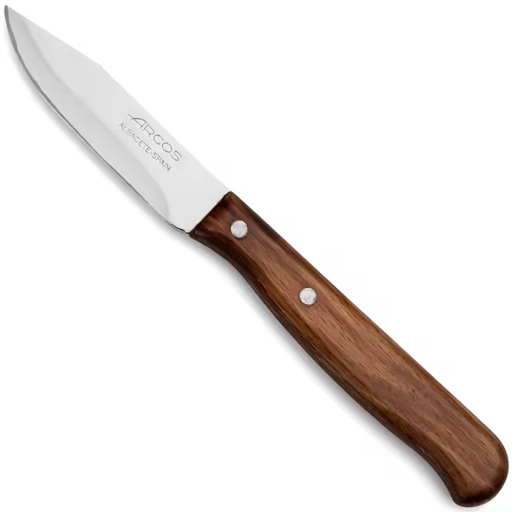 ARCOS Latina - Cuchillo Mondador (65 mm) - 100100 - Hoja de Acero Inoxidable Nitrum® - Mango de Madera Comprimido - 1