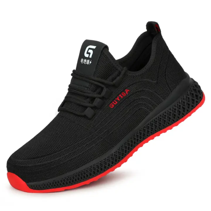 Zapatos De Seguridad Con Punta De Acero Antideslizantes Para Hombres Y Mujeres Zapatillas De Trabajo Transpirables Indestructibles Para Adultos - 1