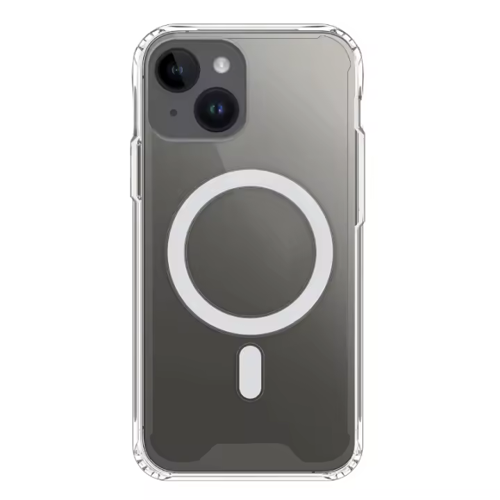 Funda compatible con IPHONE 11 ⋆ 12 ⋆ 13 ⋆ 14 ⋆ 15 / PRO / MAX / PLUS / MINI ⋆ Magsafe ⋆ Silicona transparente ⋆ Compatible con carga inalámbrica ⋆ Protección ligera ⋆ Envío desde España - 1