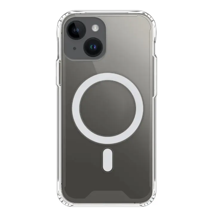 Funda compatible con IPHONE 11 ⋆ 12 ⋆ 13 ⋆ 14 ⋆ 15 / PRO / MAX / PLUS / MINI ⋆ Magsafe ⋆ Silicona transparente ⋆ Compatible con carga inalámbrica ⋆ Protección ligera ⋆ Envío desde España - 1
