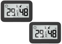 Sensor De Temperatura Y Humedad Digital LCD 2pcs Medidor Para Interior De La Casa Termómetro Y Higrómetro Estilo De Soporte Para Pared Y Suelo - details 7