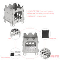 Estufa De Camping Lixada De Titanio Ultraligera Plegable Para Exterior Pesca Senderismo Material De Aluminio Un Pieza - details 16