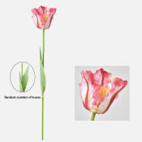 Flor Artificial De Pavo Real Y Ramo De Tulipán 3D Para Decoración De Bodas Y Fiestas En Vaso De Mesa Jardín Interior Y Exterior Toque Realista - details 9