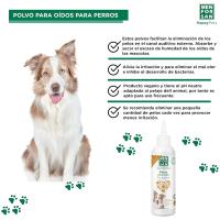 Menforsan polvo para oidos 30 gr - Facilita la depilación de oidos de perros de todas las razas - Absorbe y seca el exceso de humedad de oidos. Alivia irritacion, elimina el mal olor e inhibe desarrollo de bacterias - details 3