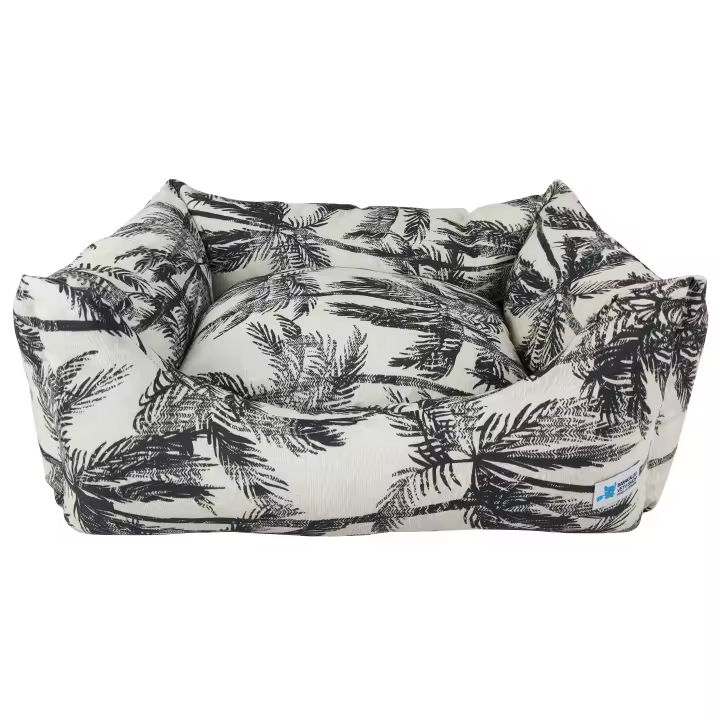 Cuna Mullida | Disponible en 3 tallas | Suave, acolchada, materiales fáciles de mantener | Ofrece un lugar acogedor y cálido para perros y gatos | Colores lisos y estampados | BARAKALDO VET+SHOP - 1
