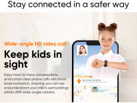 Reloj inteligente infantil imoo Z1 4G para niños, dispositivo con pantalla de 1,3 pulgadas, cámara gran angular de 2MP, mensajes de voz, GPS, IPX8, BT4.2, Google Pay - details 1