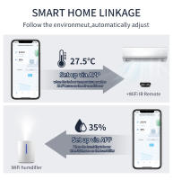 Sensor De Temperatura Y Humedad WiFi Tuya Compatible Con Alexa Y Google Home Monitoreo Inteligente De Hogar Sin Requerir Hub - details 8