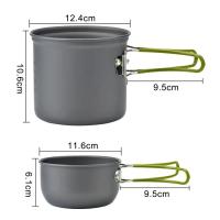 Juego De Cocina Portátil Para Camping 2024 Con Mini Estufa De Gas Y Utensilios Plegables Para Senderismo Y Picnic Material De Aluminio - details 2