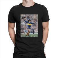 Camiseta De Hombre Boca Juniors Con Diseño De Maradona Camiseta Corta De Algodón Para Verano Estilo Casual Ganador De Eldorado - details 2