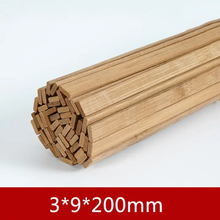 10PCS/Lot Madera De Bambú Para Modelos DIY Material Para Fabricación De Luces Y Adornos Hechos a Mano De Mobiliario - 1