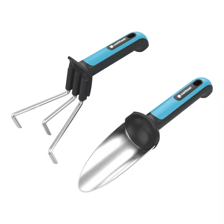 KIT MINI DE HERRAMIENTAS DE MANO Y GUANTES JARDÃN ENERGO CELLFAST - 1