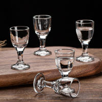Juego De 6 Copas Para Vino Pequeñas De 10ml Copa De Bebida Transparente Con Pies Para Licores Y Spirituosos Uso Desechable Eco-amigable - details 0