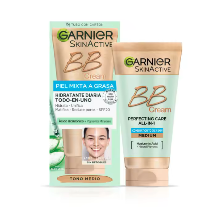 Garnier BB cream piel de mixta a grasa - Medium 50ML - 1