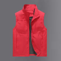 Chaleco Impermeable Para Hombre Talla Grande Sin Mangas Para Golf Tenis De Campo Caza Pesca Estilo Casual Con Cierre De Cremallera - details 12