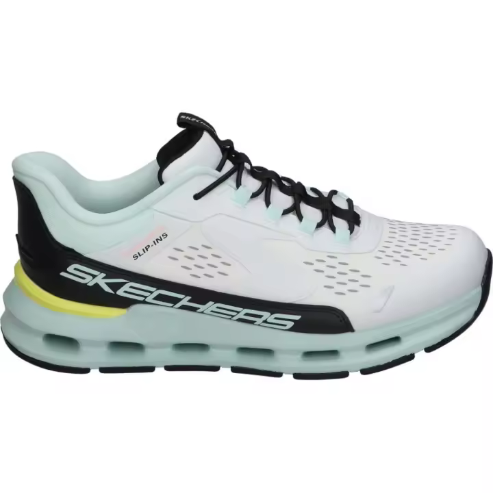 SKECHERS | Zapatillas Skechers Slip-ins: Glide-Step Vista Lane para Mujer – Deportiva Blanca con Detalles – Sneakers Slip Ins – Sin Cierre – Adaptive Closure – Air Cooled Memory Foam – Glide Step – Apto para Lavadora – Modelo 303654L-WBTQ - 1