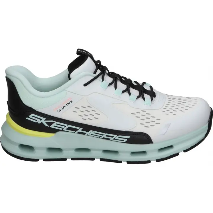 SKECHERS | Zapatillas Skechers Slip-ins: Glide-Step Vista Lane para Mujer – Deportiva Blanca con Detalles – Sneakers Slip Ins – Sin Cierre – Adaptive Closure – Air Cooled Memory Foam – Glide Step – Apto para Lavadora – Modelo 303654L-WBTQ - 1