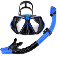 Juego De Snorkel Para Adultos Mascarilla De Natación Con Cámara GoPro Deportes Acuáticos Anti-Vaho Gafas Secas Tubo De Snorkel Profesional - details 8