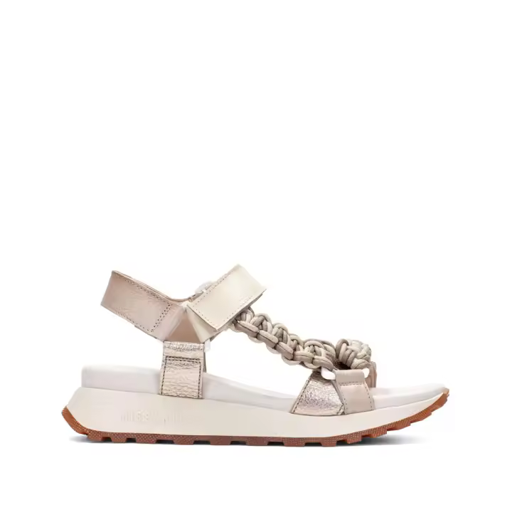HISPANITAS  SANDALIA PIEL TAUPE CAVA - 1
