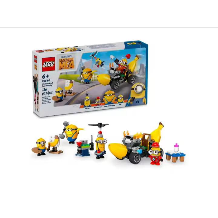 LEGO MINIONS 75580: Minions y Coche Banana - 1