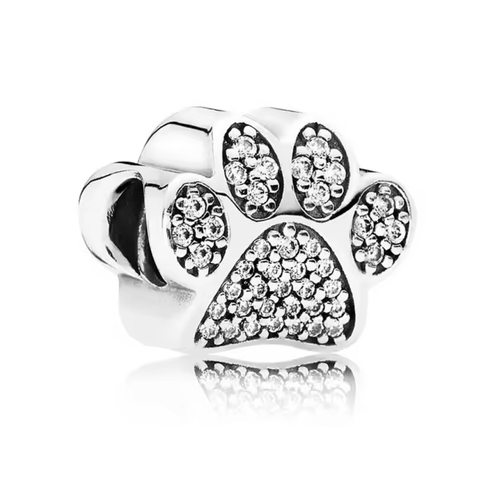 Abalorio Pandora 791714CZ Mujer Huella Plata Circonitas - 1