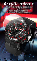 Reloj Deportivo Para Hombre SANDA Marca Popular Dual Pantalla Electrónica Multifuncional Impermeable LED Con Alarmas Y Cronógrafo - details 14