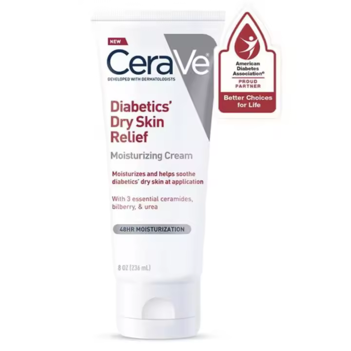 CERAVE DIABETICS DRY SKIN RELIEF MOISTURIZING CREAM 236ML - 1
