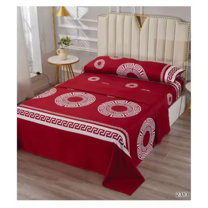 Juego de sabanas  (3 piezas): sábana encimera + sábana ajustable + 1 fundas de almohadade 90x135x150 CM - 1