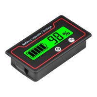 Indicador De Capacidad De Batería De Plomo-Acido Y Litio Digital Voltímetro De Voltaje Para Coche Y Motocicleta 9-120V Medidor De Tensión - details 2
