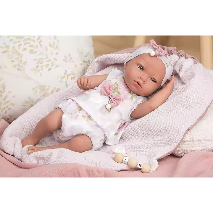 Bebe Reborn Inna Con Manta Arias 38cm. Juguete Infantil, Para Niños y Niñas - 1