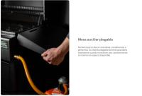 CREATE - Barbacoa de gas 9kW de 3 quemadores y mesa abatible - BBQ GAS BURNER - details 4